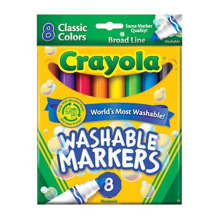 Crayola Yellow Art Marker, Broad Tip 58-7808